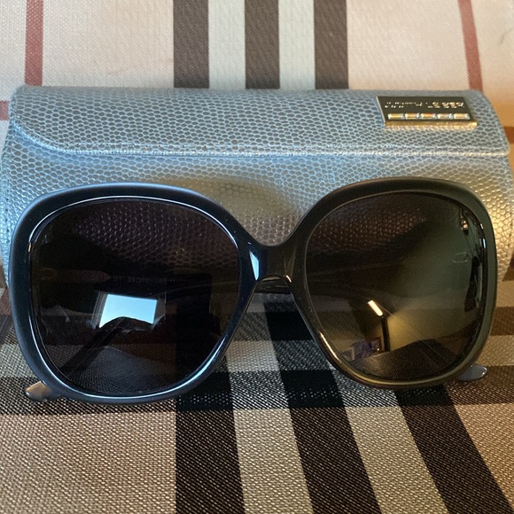 Judith Lieber Handmade In Italy Stunning Sparkling Crystals Oversized Sunglasses - Picture 14 of 16
